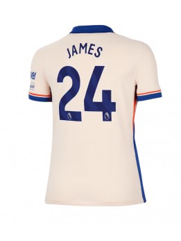 Chelsea Reece James #24 Replika Borta Kläder Dam 2024-25 Kortärmad